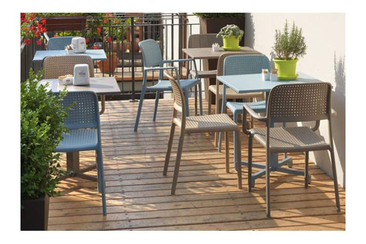 Стул пластиковый Bora Bistrot Nardi голубой-8