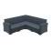 Диван пластиковый плетеный угловой с подушками Monaco Lounge Corner Siesta Contract антрацит