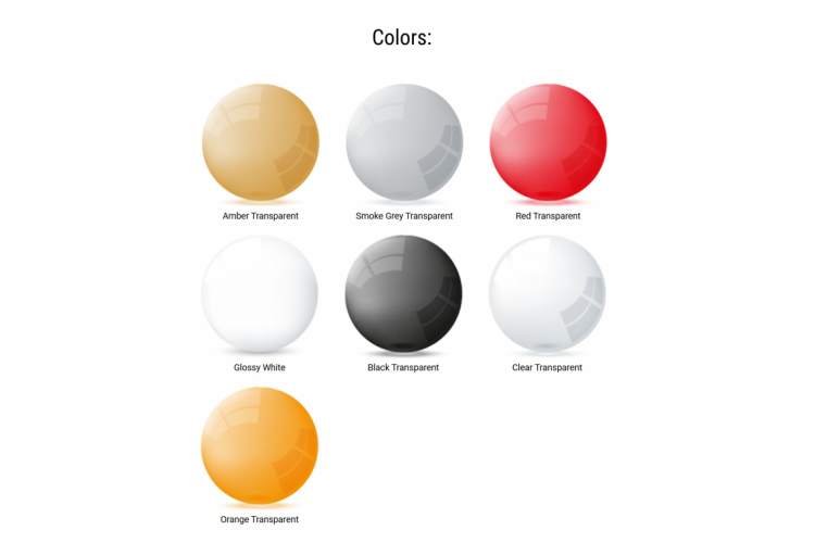 Кресло прозрачное Crystal Siesta Contract серый-2