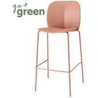 Стул пластиковый полубарный Mentha Go Green Scab Design карамельный Стул пластиковый полубарный Mentha Go Green Scab Design карамельный