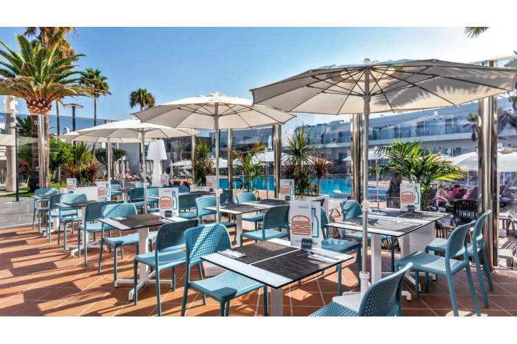 Стул пластиковый Bora Bistrot Nardi голубой-6