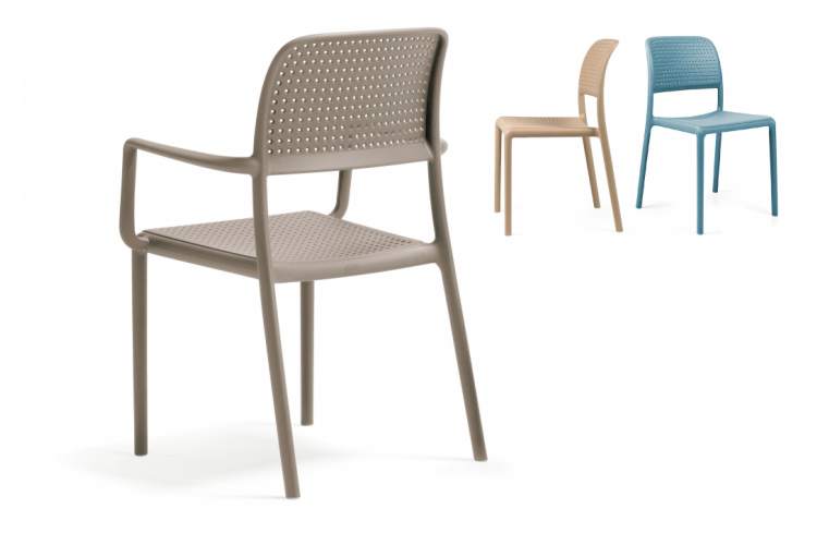 Стул пластиковый Bora Bistrot Nardi голубой-7