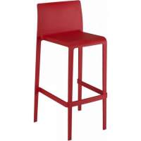 Стул пластиковый барный Volt PEDRALI красный