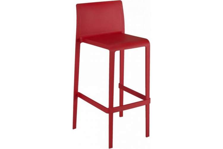 Стул пластиковый барный Volt PEDRALI красный