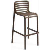 Стул пластиковый барный Doga Stool Nardi табак