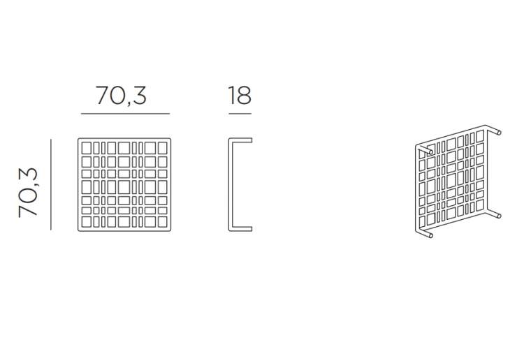 Модуль пластиковый для кашпо Sipario Modulo Nardi кактус-1