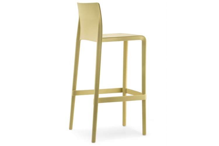 Стул пластиковый барный Volt PEDRALI желтый-7