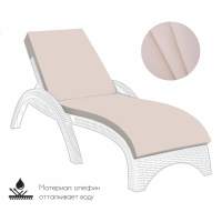Матрас для шезлонга с креплением капюшон RH бежевый