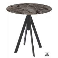 Стол обеденный Fuoz Werzalit Fantasy Genart черный, сидней