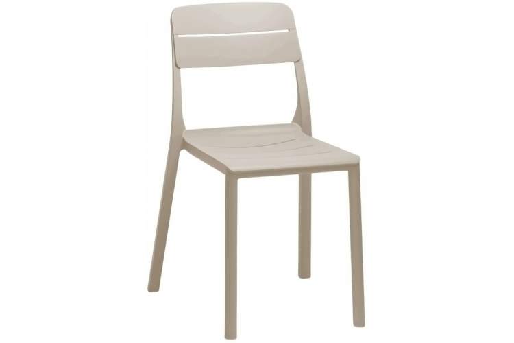 Стул пластиковый Cassia Bistrot Nardi бежевый
