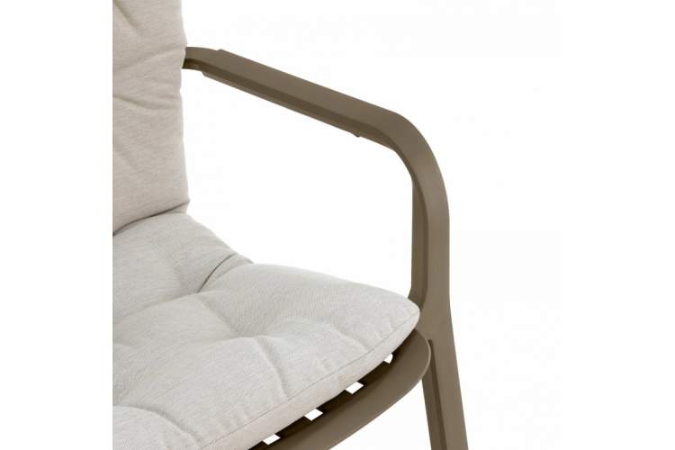 Кресло-качалка пластиковое с подушкой Folio Nardi тортора, бежевый-7