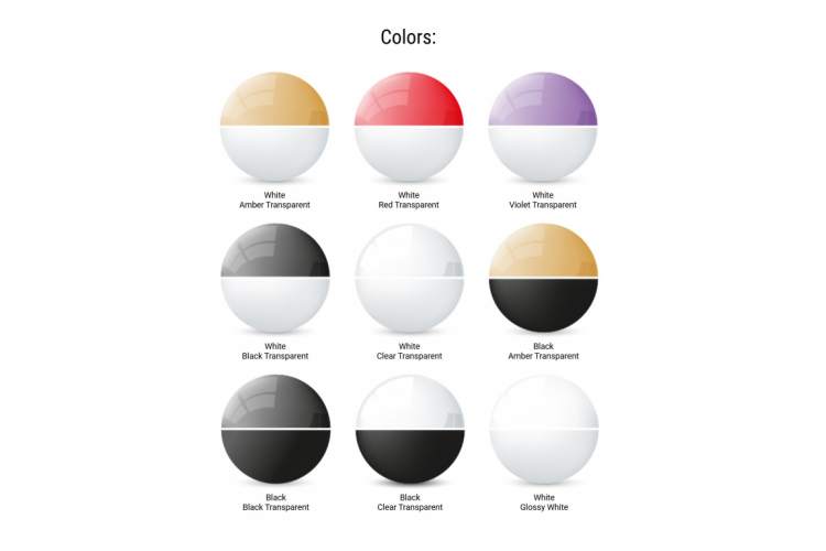 Кресло пластиковое Carmen Siesta Contract черный, янтарный-2