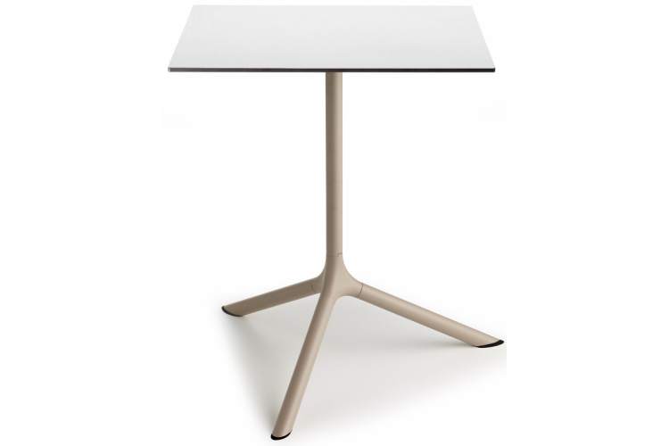 Стол ламинированный обеденный складной Tripe Maxi Folding Scab Design тортора, белый-4