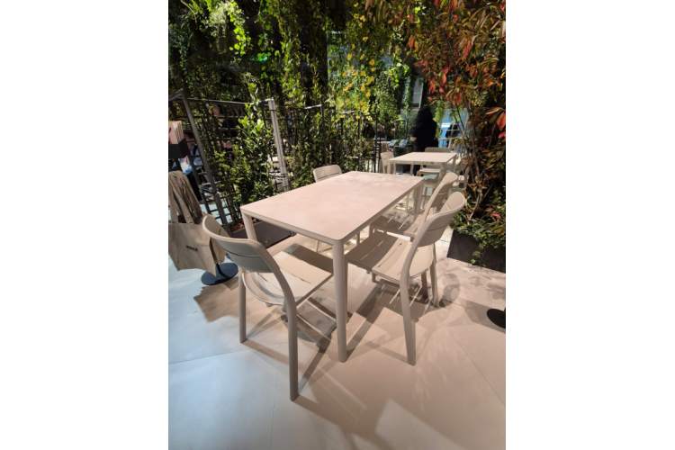 Стул пластиковый Cassia Bistrot Nardi бежевый-7