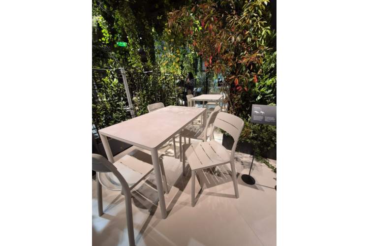 Стул пластиковый Cassia Bistrot Nardi бежевый-8