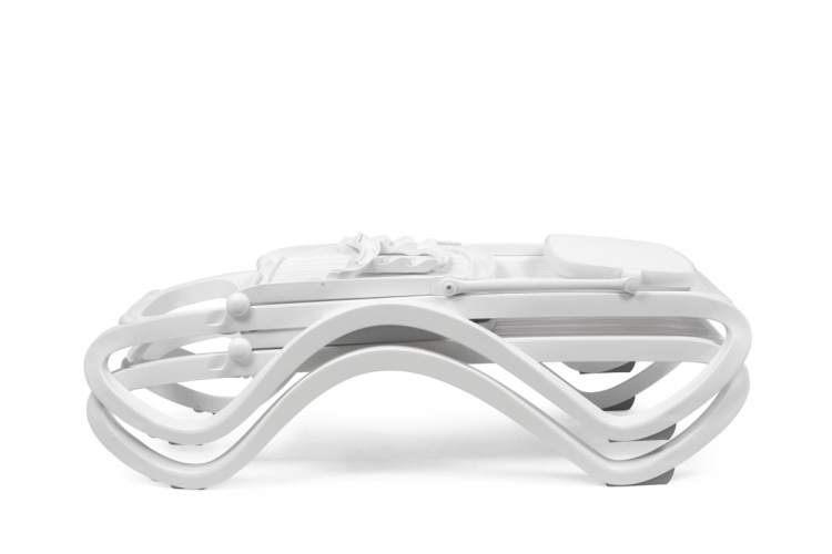 Шезлонг-лежак пластиковый Tropico Nardi белый-4