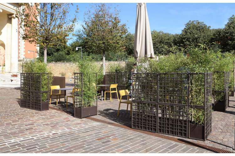 Кашпо пластиковое модульное Sipario 2 Nardi терра-4