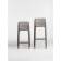 Стул пластиковый полубарный Net Stool Mini Nardi тортора