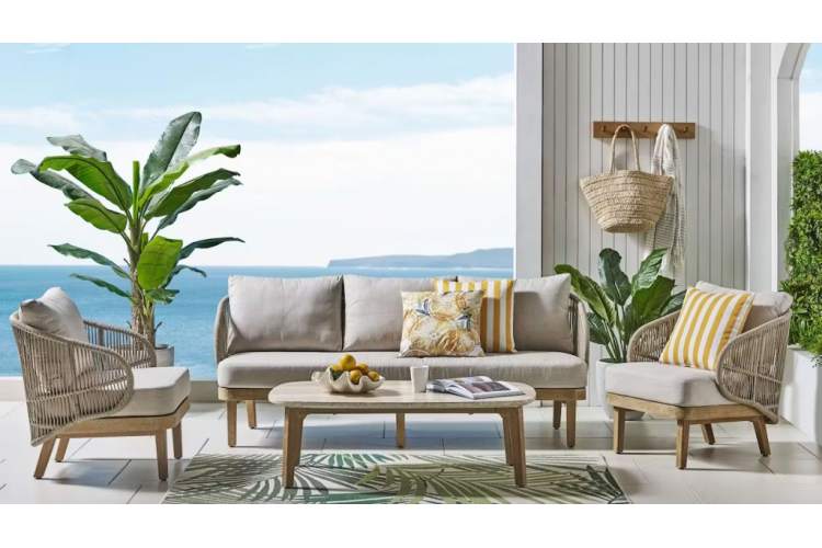 Столик кофейный Mali Tagliamento натуральный-2