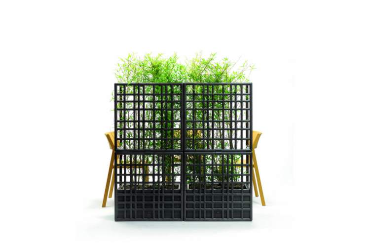 Кашпо пластиковое модульное Sipario 2 Nardi терра-8