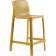 Стул пластиковый полубарный Net Stool Mini Nardi горчичный