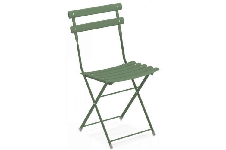 Стул металлический складной Arc en Ciel EMU зеленый