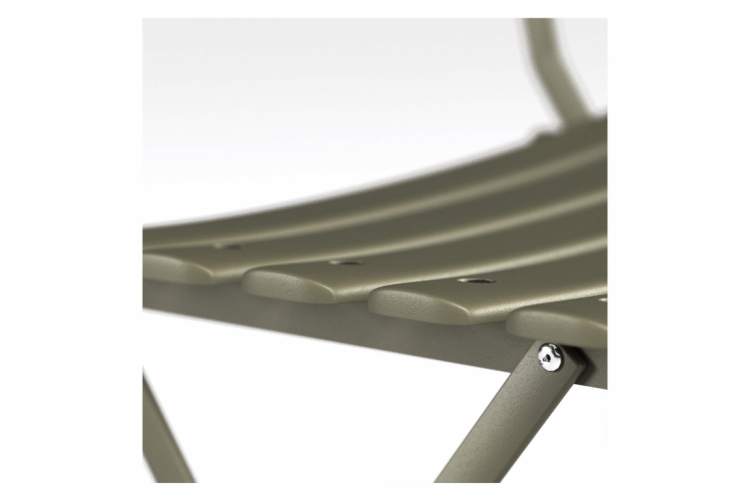 Стул металлический складной Arc en Ciel EMU зеленый-3