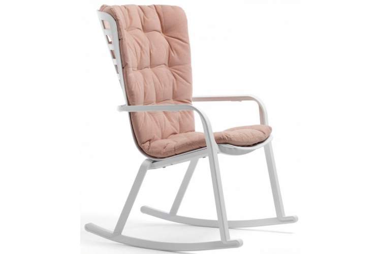 Кресло-качалка пластиковое Folio Nardi белый-5