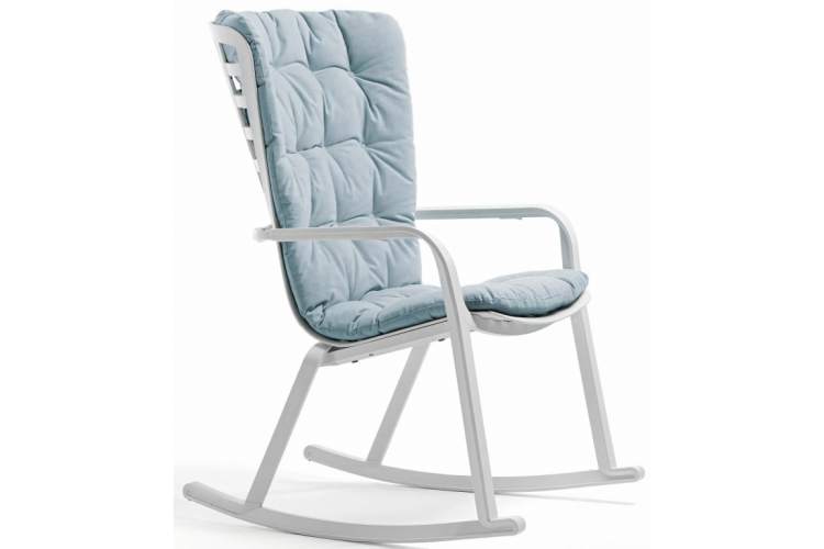 Кресло-качалка пластиковое Folio Nardi белый-6
