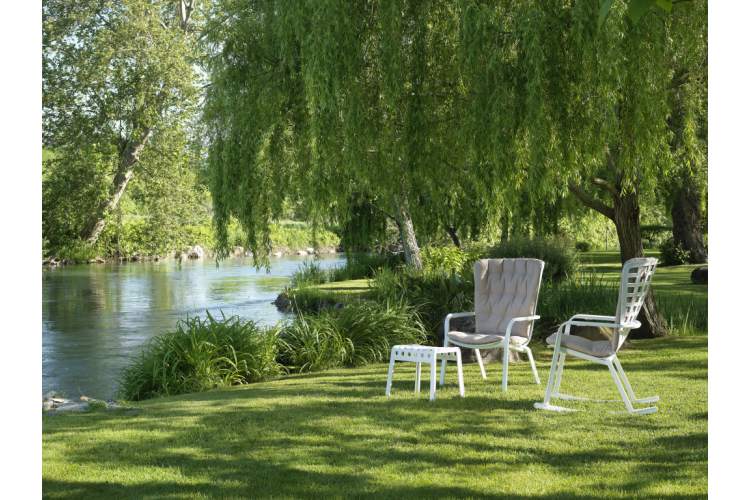 Кресло-качалка пластиковое Folio Nardi белый-8