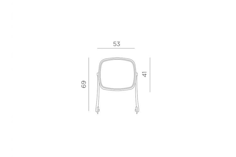Козырек для лежака Alfa-Eden-Omega-Tropico Nardi белый, тортора-1