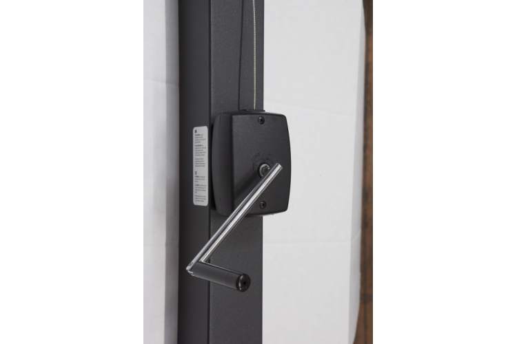 Зонт профессиональный 3х3 м Napoli Braccio Scolaro антрацит, слоновая кость-5