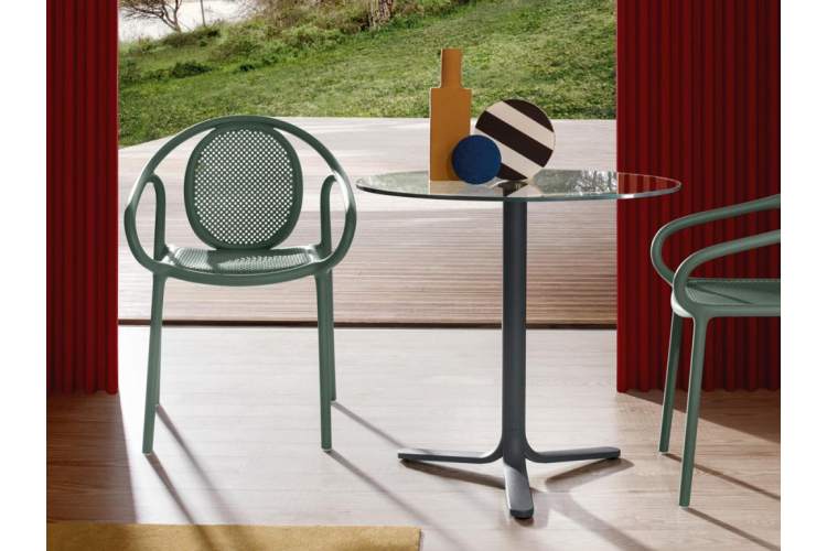 Кресло пластиковое Remind PEDRALI зеленый-6