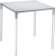 Стол пластиковый Mango Alu Siesta Contract серебристый