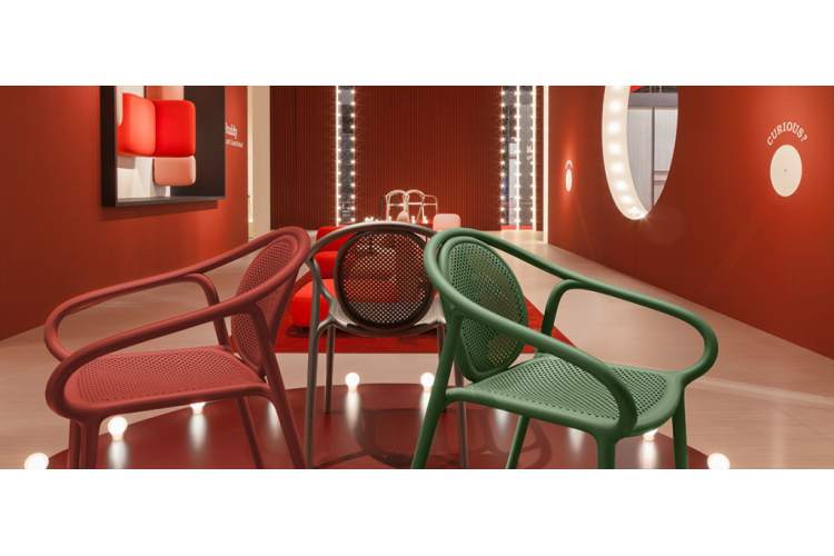 Кресло пластиковое Remind PEDRALI зеленый-4