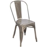 Стул металлический Tolix GS 890 Grattoni серый Стул металлический Tolix GS 890 Grattoni серый