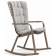 Кресло-качалка пластиковое с подушкой Folio Nardi тортора, серый