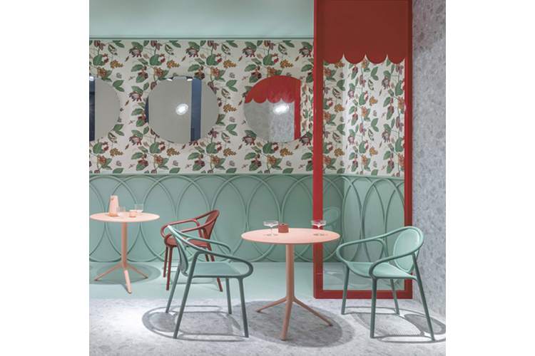 Кресло пластиковое Remind PEDRALI зеленый-5