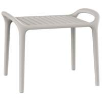 Столик пластиковый для лежака Ibiza Basic Vondom слоновая кость пластиковый