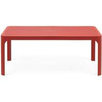 Столик пластиковый журнальный Net Table 100 Nardi коралловый пластиковый