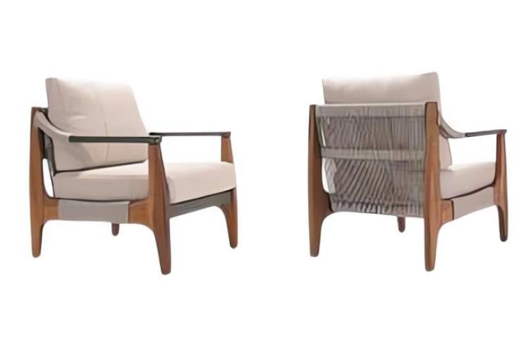 Комплект лаунж мебели Elif Bomonti темно-зеленый, натуральный, кремовый-4