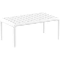 Столик пластиковый журнальный Paris Lounge Table Siesta Contract белый