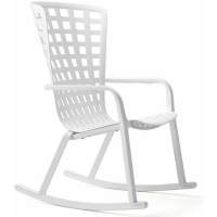 Кресло-качалка пластиковое Folio Nardi белый