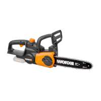 Пила цепная аккумуляторная WORX WG322E.9, 20В, 25 см, без АКБ и ЗУ
