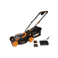WG779E.1 Газонокосилка аккумуляторная WORX WG779E, 40В, 34 см, 2*4 Ач, двойное ЗУ 2x2A