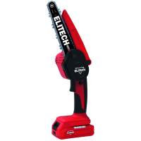 ELITECH Пила цепная ак,20В,1х20В,Li-ion,шина15см,шаг-1/4",паз-1.1мм,ЗУ, 0.75кг,рез50мм
