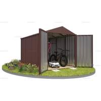 Сарай (хозблок) Контейнер SKOGGY секционный с двускатной крышей 4 х 2 м