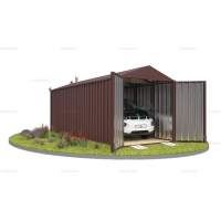 Сарай (хозблок) Контейнер SKOGGY секционный с двускатной крышей 6 х 2 м