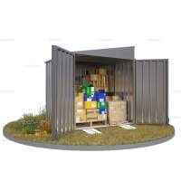 Сарай (хозблок) Контейнер SKOGGY секционный с односкатной крышей 2 х 2 м