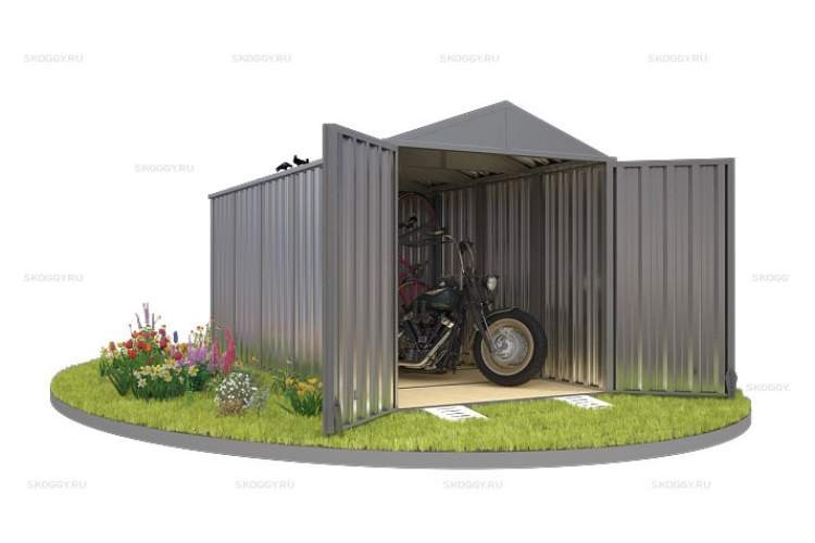 Контейнер SKOGGY секционный с двускатной крышей 5 х 2 м-5